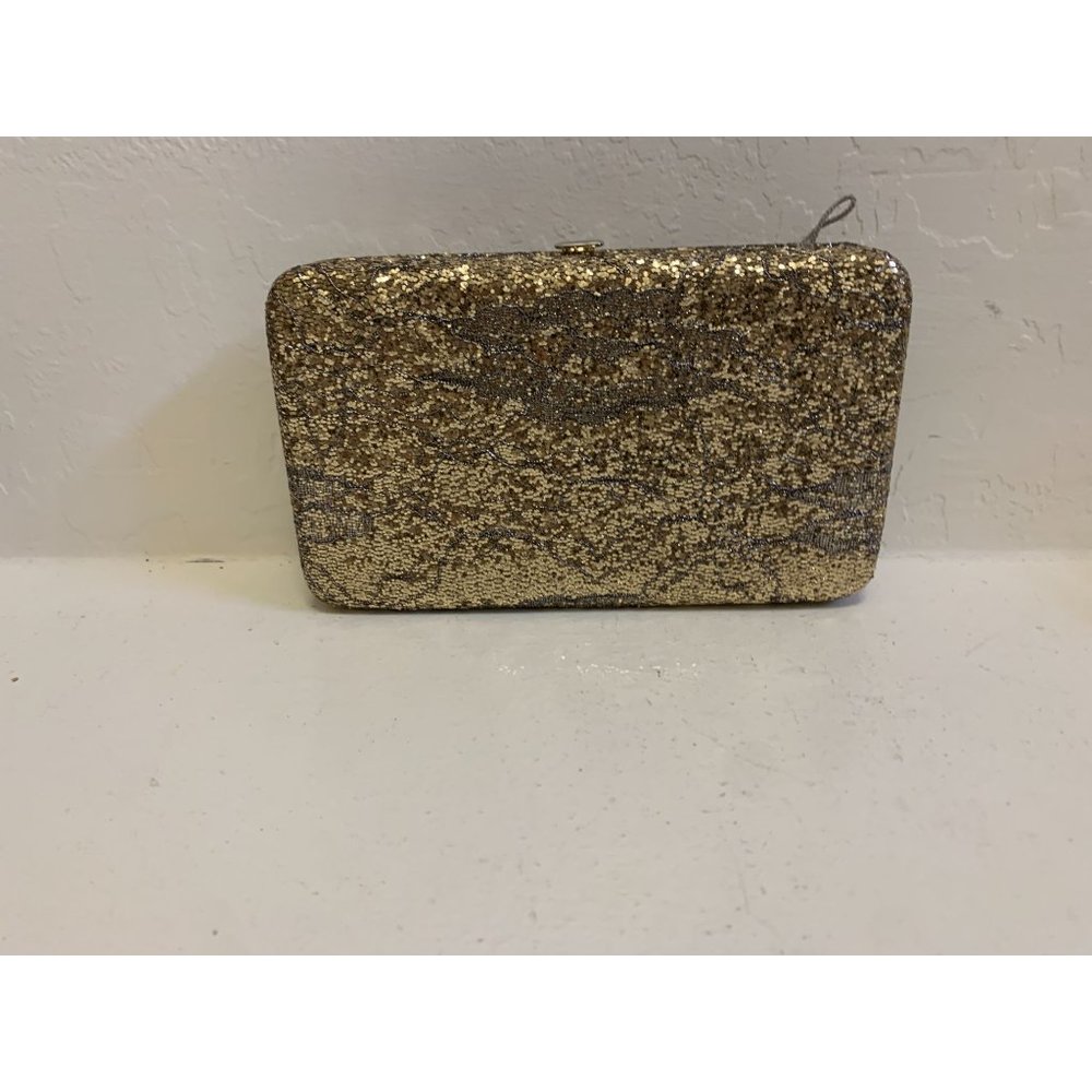 Evening Purse/Bag Gold - Gold Used Good Condition